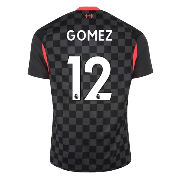 Camiseta Liverpool NO.12 Gomez Tercera equipo 2020-2021 Negro